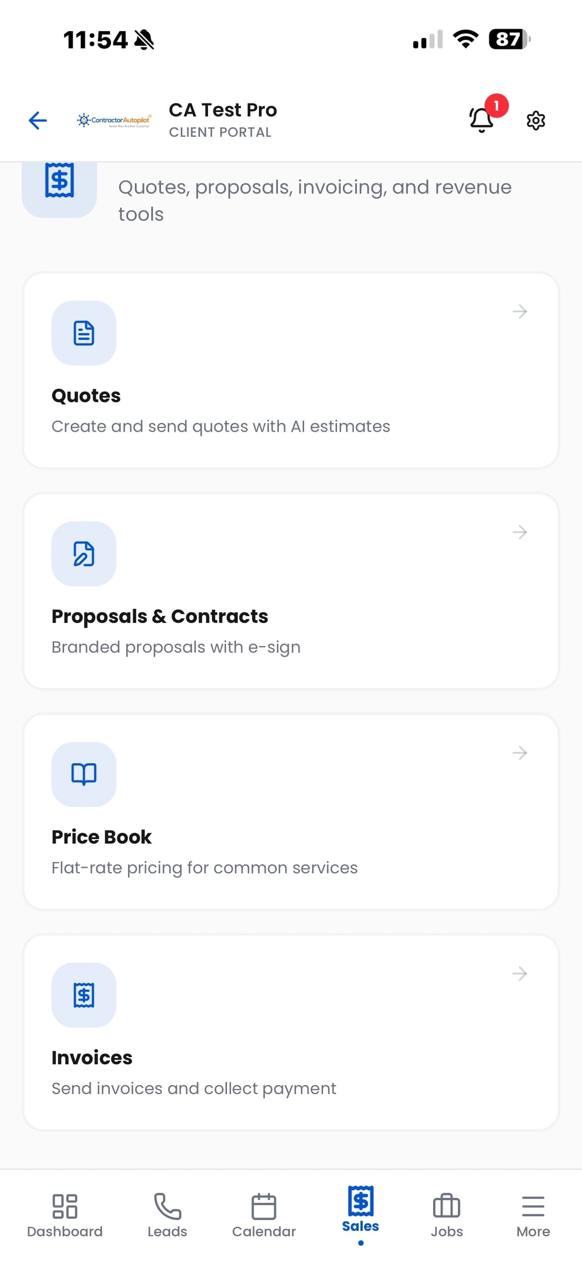 Price book that learns from accepted quotes